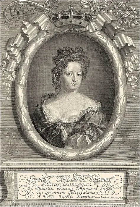 Framed Print : Sophia Charlotte of Hanover, 1668-1705 Framed Print : Sophia Charlotte of Hanover, 1668-1705