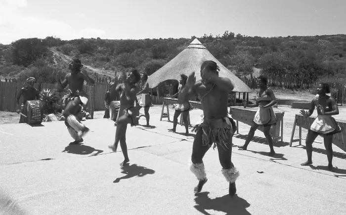Framed Print : South Africa: Zulu Dance Show at Kaya Lendaba Kral