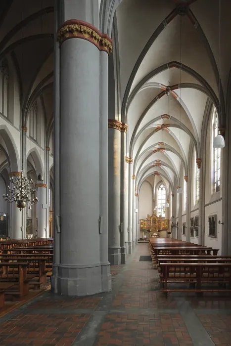 Framed Print : South aisle, view to the east, St. Sankt, Saint