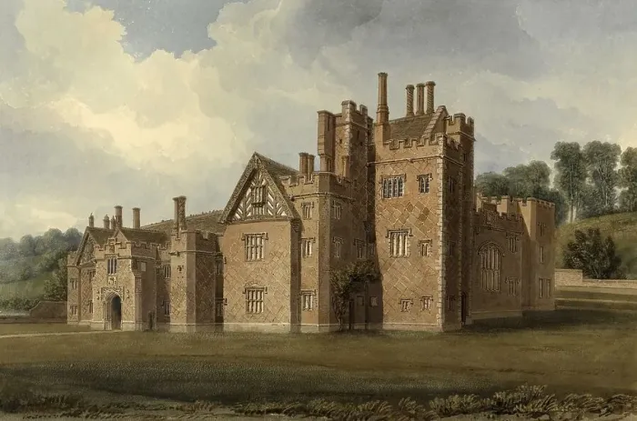 Framed Print : South East View of Compton Winyate