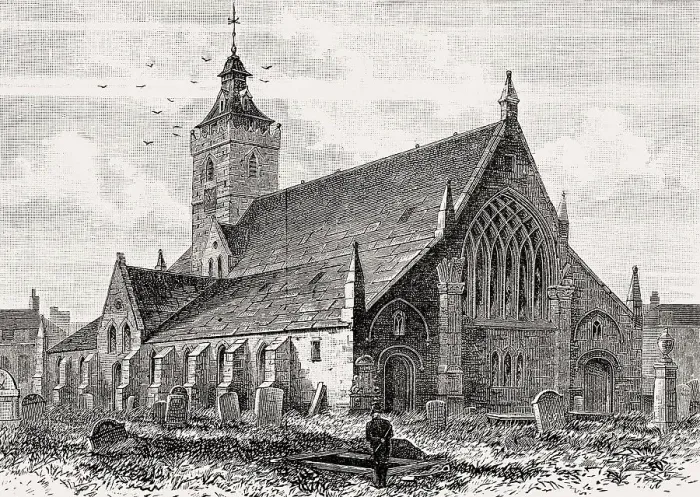 Framed Print : South Leith Parish Church, Kirk of Our Lady