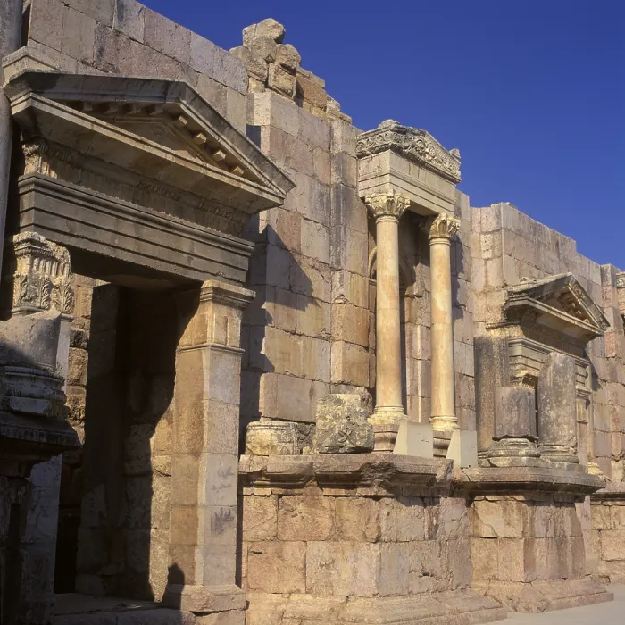 Framed Print : South Theatre, Jerash (Gerasa), Jordan