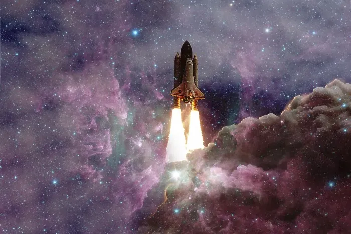 Framed Print : Space Shuttle Atlantis. Cosmos art Framed Print : Space Shuttle Atlantis. Cosmos art