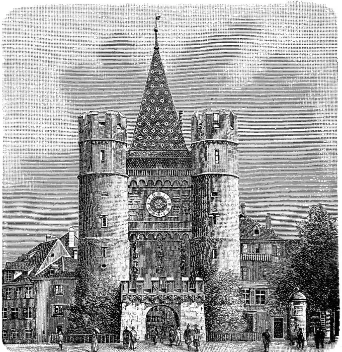 Framed Print : Spalentor zu Basel, Switzerland Framed Print : Spalentor zu Basel, Switzerland