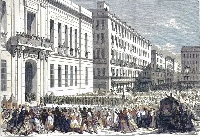 Framed Print : The Spanish September Revolution of 1868 Framed Print : The Spanish September Revolution of 1868