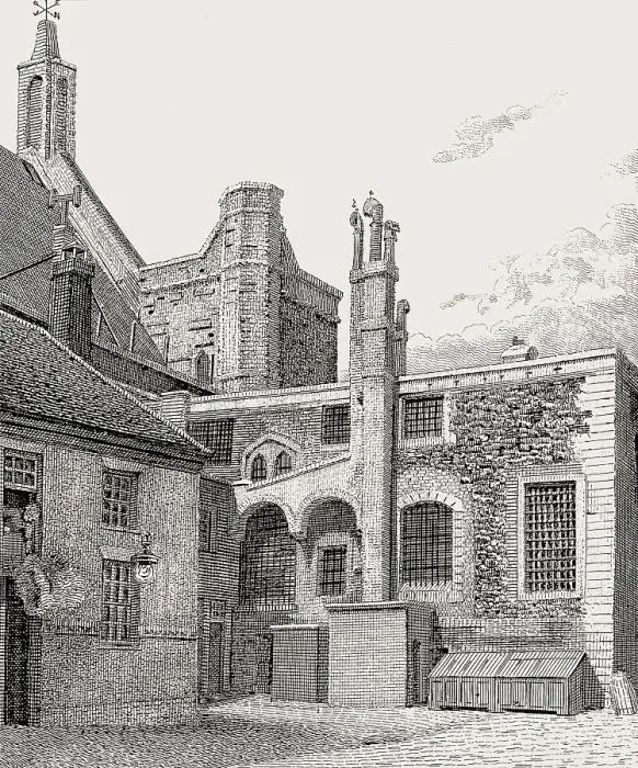 Framed Print : The Speaker's Court yard from the south west