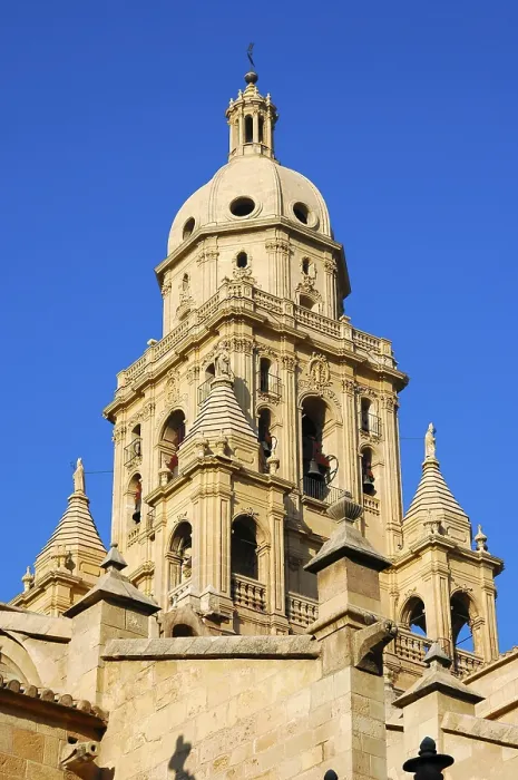 Framed Print : Spire Baroquial cathedral Murcia Spain