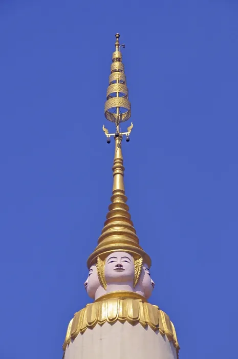 Framed Print : Spire of the Wat Botumvatey, Phnom Penh