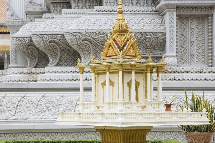 Framed Print : Spirit House in the Royal Palace