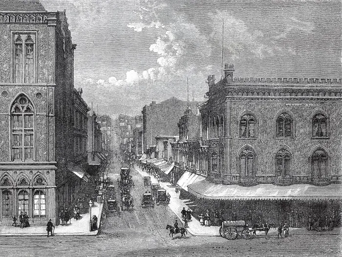 Framed Print : Spongia officinalis (1862) on Montgomery Street in San Francisco