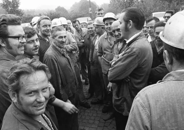 Framed Print : With a spontaneous strike on 14 August 1972 at the Friedr Framed Print : With a spontaneous strike on 14 August 1972 at the Friedr