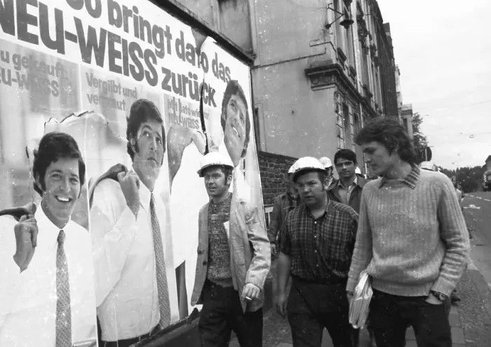 Framed Print : With a spontaneous strike on 26 July 1972 at the Friedr