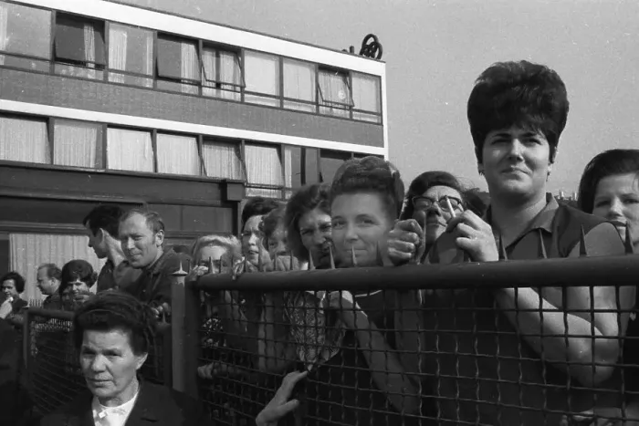 Framed Print : The spontaneous strikes, here at the Bochumer Verein (Krupp) l in Bochum on 15