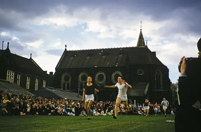 Framed Print : Sports day athletics events Melbourne Grammar School, Melbourne, Victoria, Australia 1956 Boys running Framed Print : Sports day athletics events Melbourne Grammar School, Melbourne, Victoria, Australia 1956 Boys running