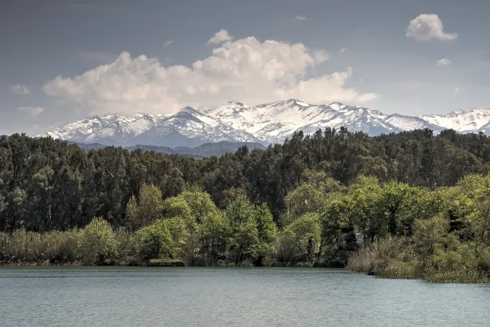 Framed Print : Spring in Crete, HDR, Lake of Agia