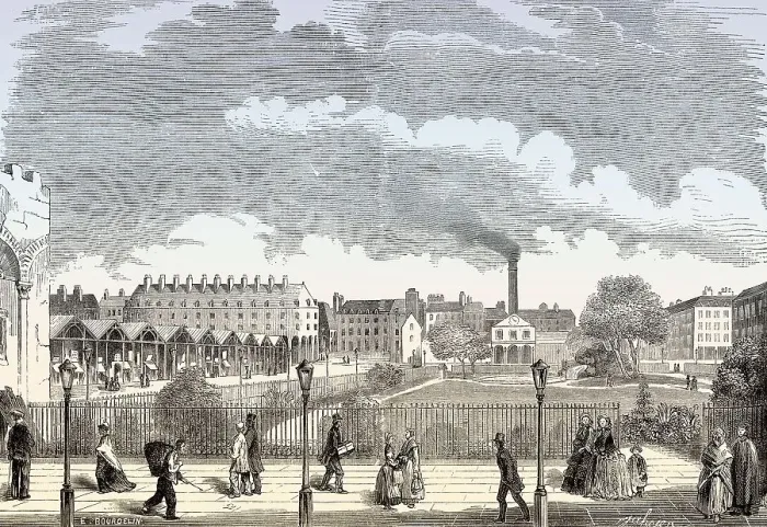 Framed Print : Square du Temple, a Parisian garden in the 3rd arrondissement