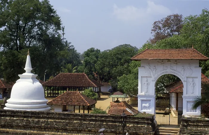 Framed Print : Sri Dalada Maligawa or The Temple of the Sacred Tooth Relic is located in the royal palace complex