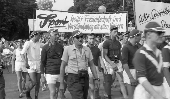 Framed Print : SSSR, Soviet Union, Moscow: The traditional World Youth Festivals organised by communist WBDJ