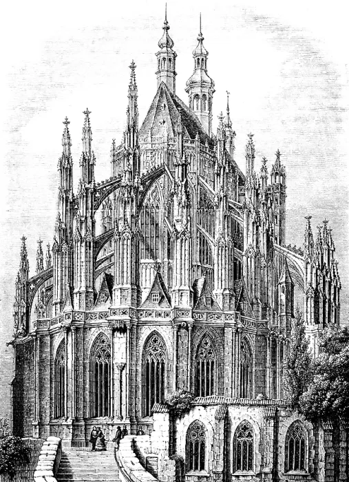 Framed Print : St. Barbara Cathedral or Kuttenberg Cathedral Framed Print : St. Barbara Cathedral or Kuttenberg Cathedral