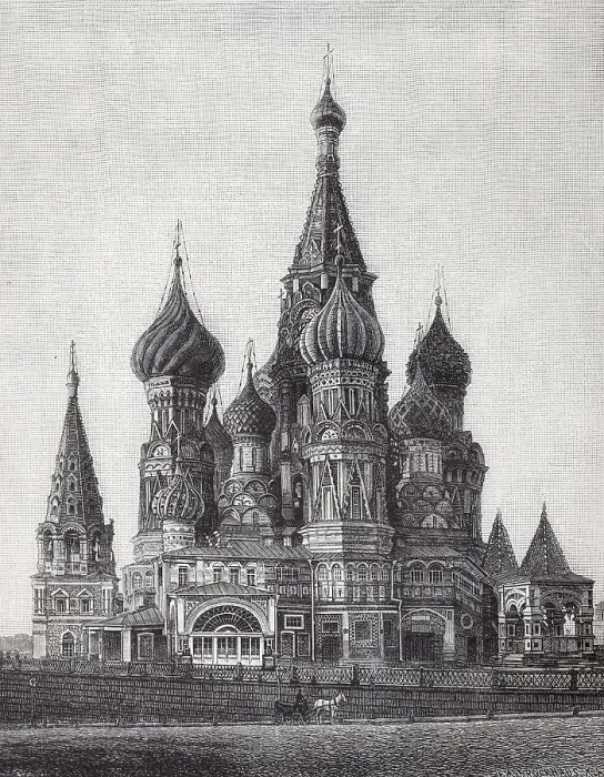Framed Print : St Basil's Cathedral in Moscow