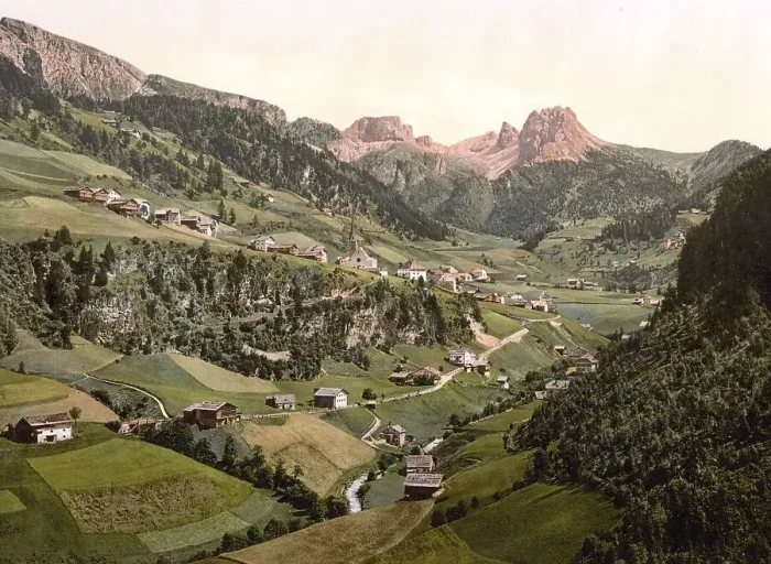 Framed Print : St. Christina in Groeden, Val Gardena