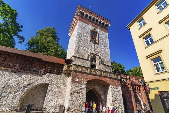 Framed Print : St. Florian's Gate at Old Town of Krakow in Poland St Framed Print : St. Florian's Gate at Old Town of Krakow in Poland St