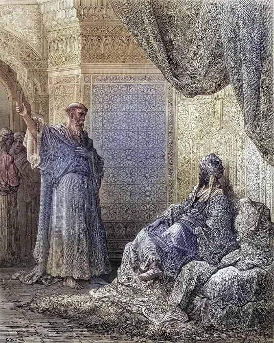 Framed Print : St Francis of Assisi 1181 1226 The founder of the Franciscan Order endeavours to convert the Sultan Malek Kamel