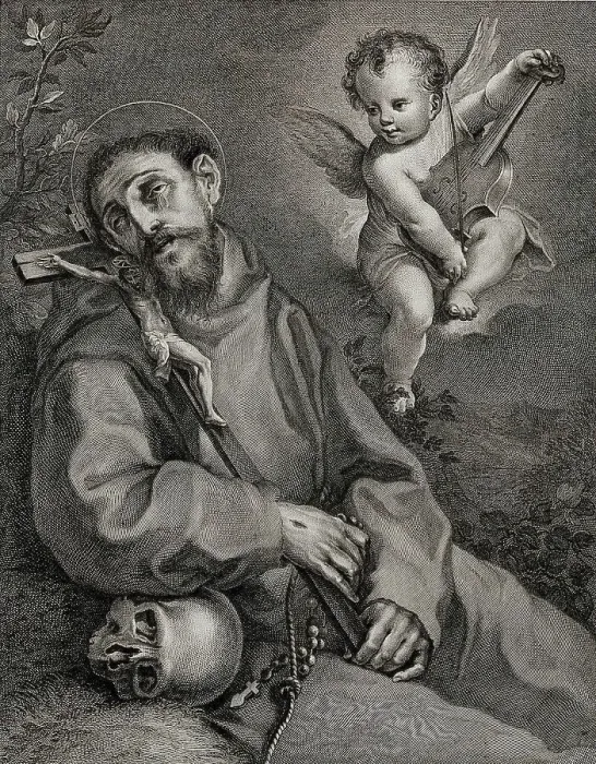 Framed Print : St. Francis of Assisi, Francis