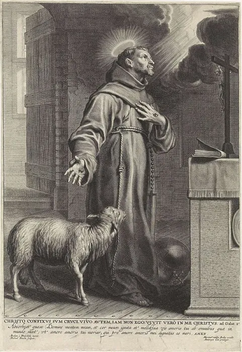 Framed Print : St. Francis of Assisi, Francis