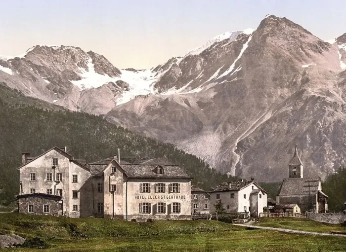 Framed Print : St. Gertraud in Sulden and the Suldenspitze Framed Print : St. Gertraud in Sulden and the Suldenspitze