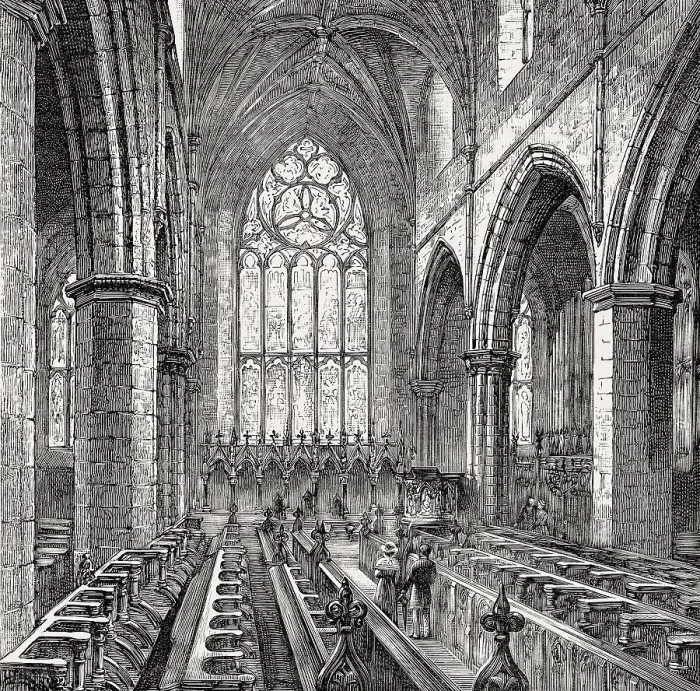 Framed Print : St Giles Cathedral interior