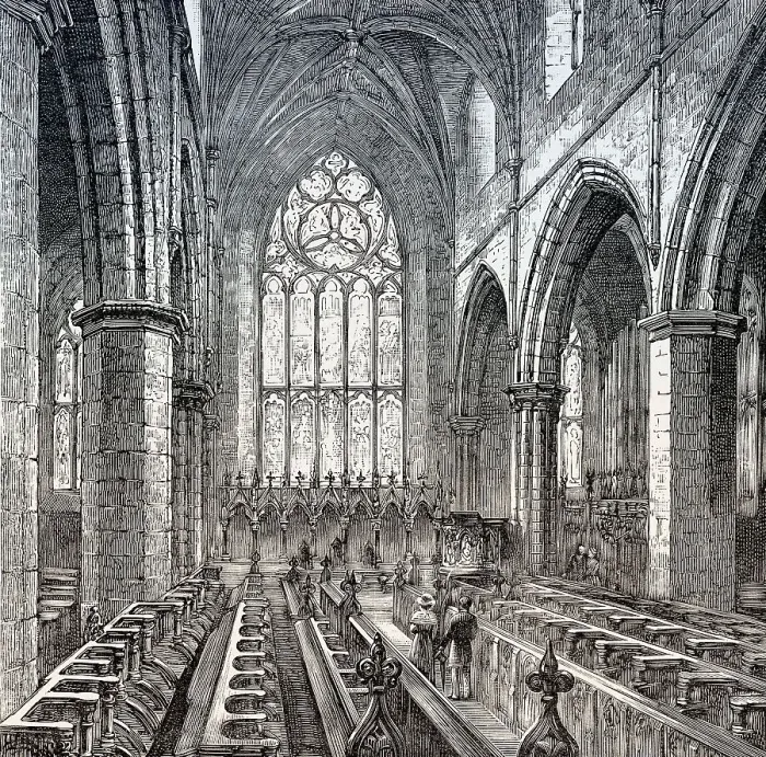 Framed Print : St Giles Cathedral interior
