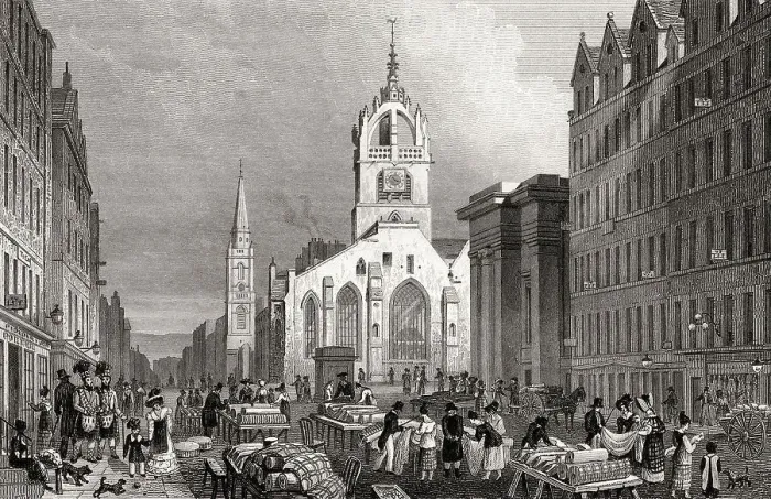 Framed Print : St Giles Church, County Hall and Lawn Market Framed Print : St Giles Church, County Hall and Lawn Market