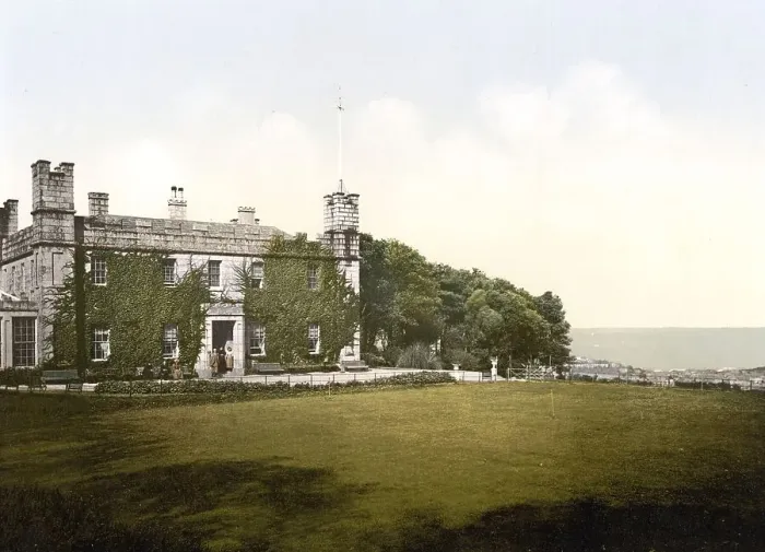 Framed Print : St Ives, Tregenna Castle, town in the county of Cornwall in England