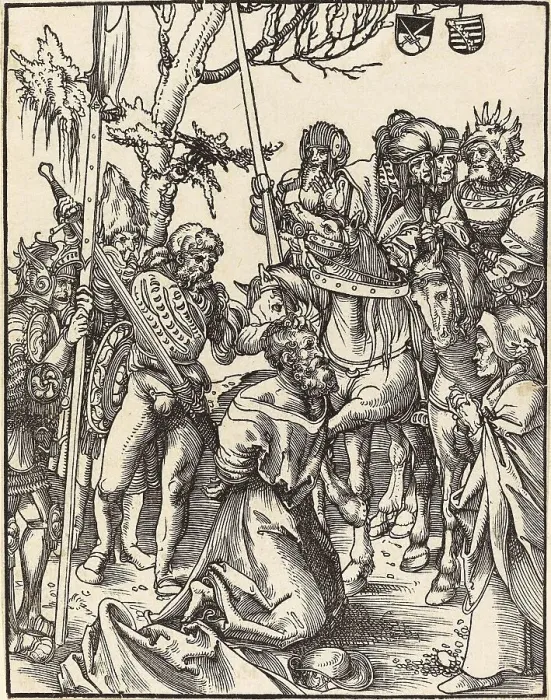 Framed Print : St. James the Greater, painting by Lucas Cranach the Elder