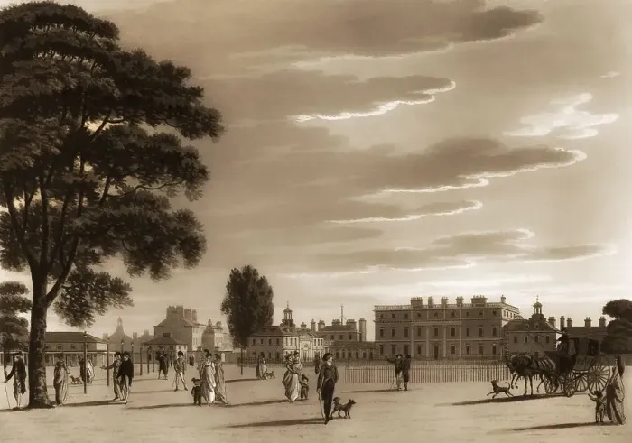 Framed Print : St James's Park, Buckingham Palace