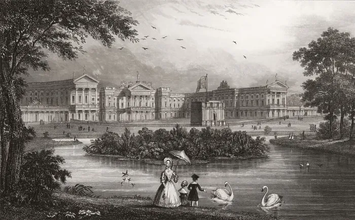 Framed Print : St James's Park, Buckingham Palace Framed Print : St James's Park, Buckingham Palace