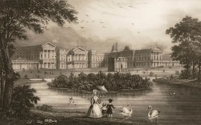 Framed Print : St James's Park, Buckingham Palace Framed Print : St James's Park, Buckingham Palace