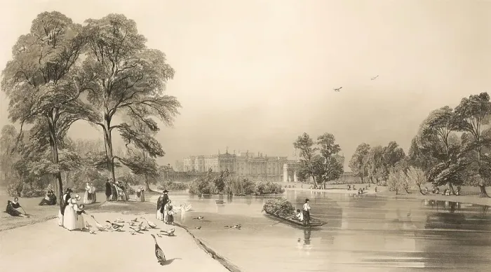 Framed Print : St James's Park, Buckingham Palace