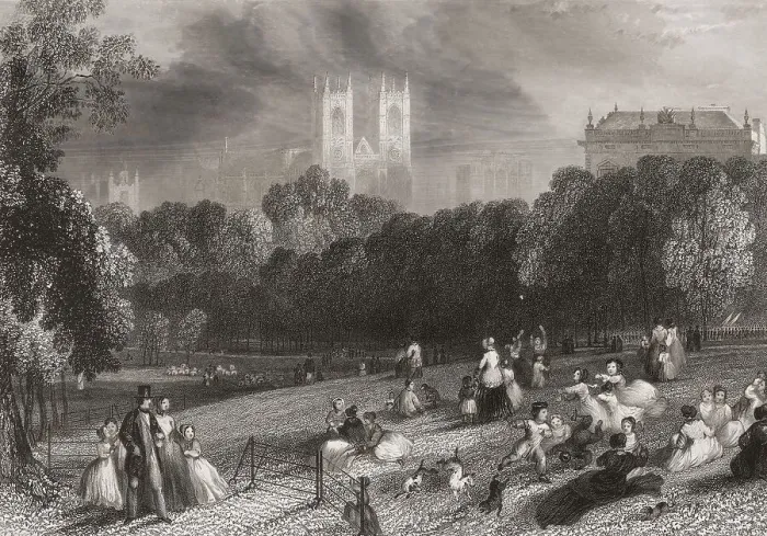 Framed Print : St James's Park, Buckingham Palace