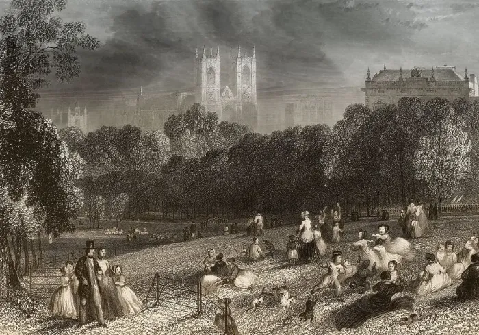 Framed Print : St James's Park, Buckingham Palace