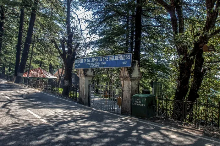 Framed Print : St john church mcleodganj, kangra