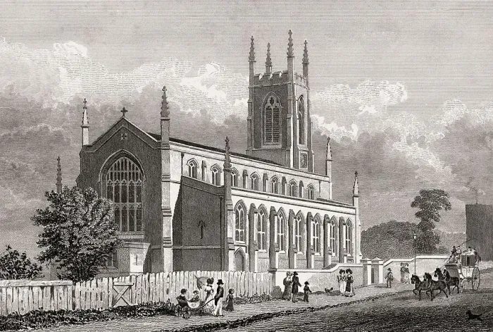 Framed Print : St John's Church, Upper Holloway Framed Print : St John's Church, Upper Holloway