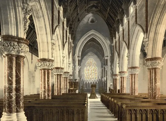 Framed Print : St Margaret's Church interior in Bodelwyddan Framed Print : St Margaret's Church interior in Bodelwyddan