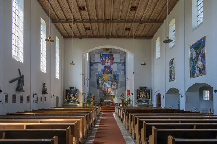 Framed Print : St. Maria is the Catholic parish church Framed Print : St. Maria is the Catholic parish church