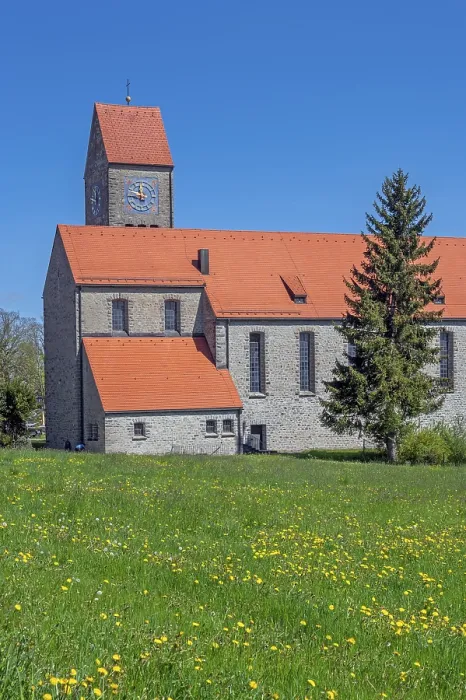 Framed Print : St. Maria is the Catholic parish church