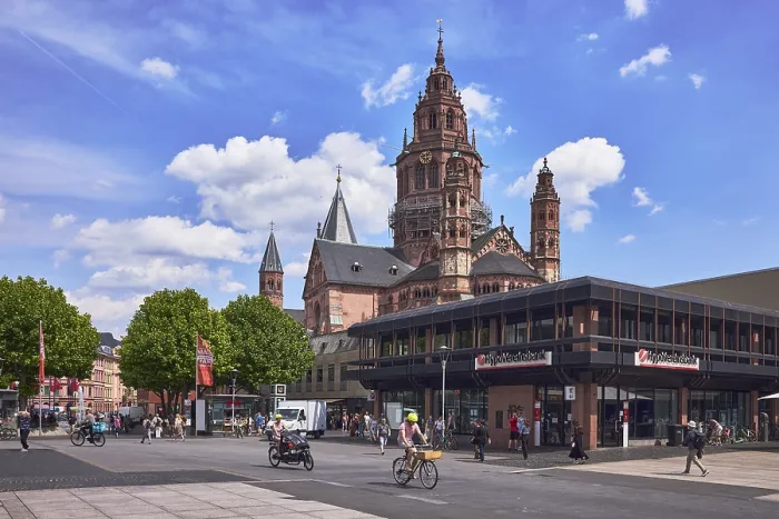 Framed Print : St. Martin Cathedral, Mainz Cathedral