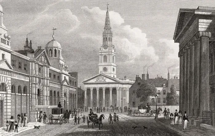 Framed Print : St Martin-in-the-Fields, London