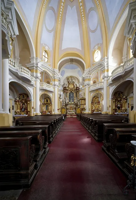 Framed Print : St Mary Magdalene Church in Baroque architecture