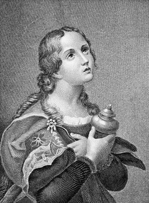 Framed Print : St Mary Magdalene with prayer wheel